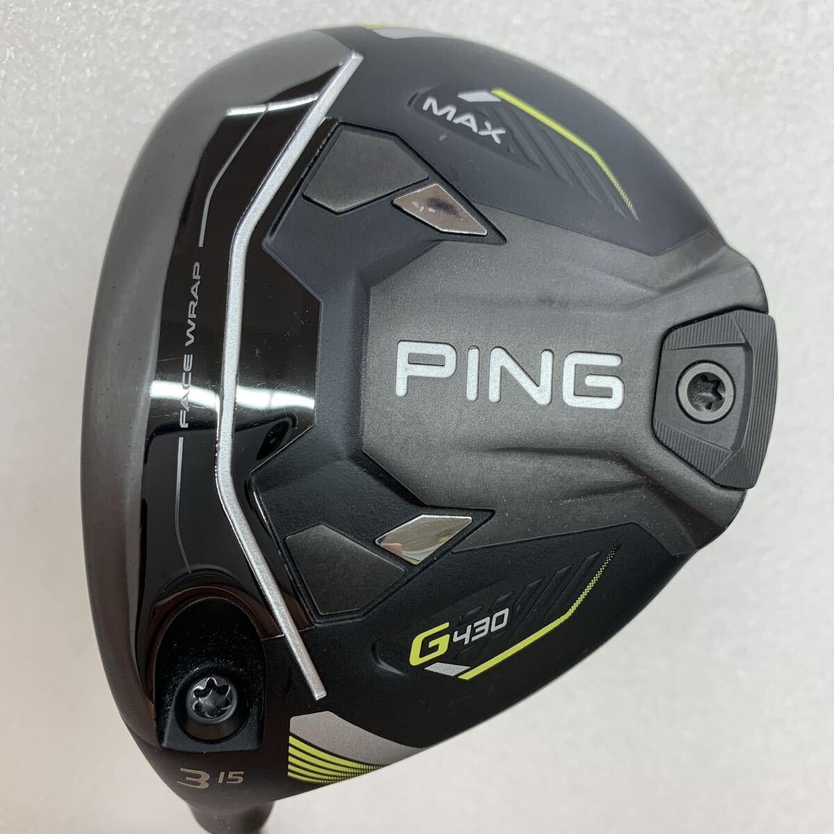 即決■レフティ FW / ピン G430 MAX TOUR 173-55 3W 15度 フレックスS 左 カバー有.レンチ無拍卖