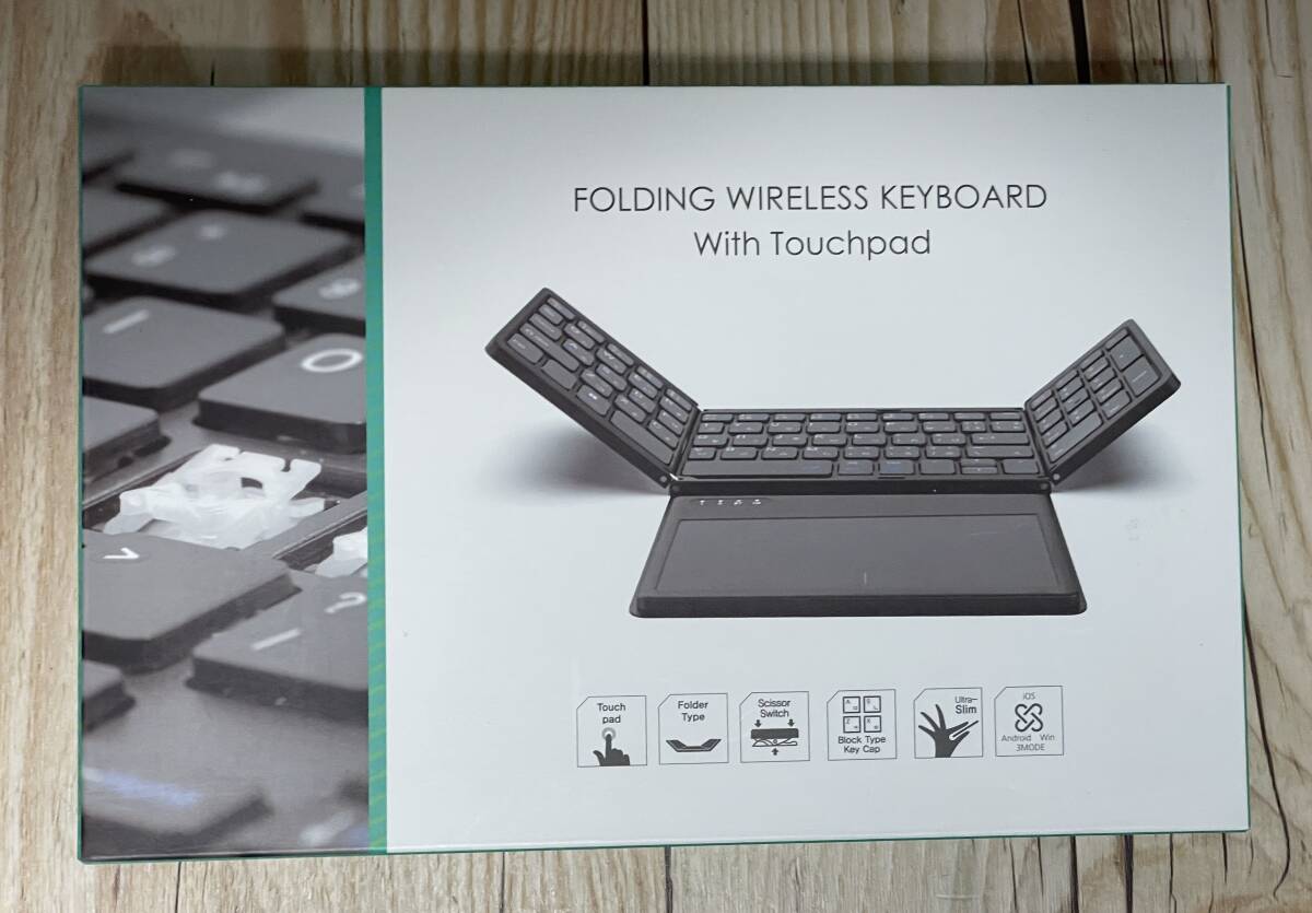 新品 Omikamo ワイヤレスキーボード 折り畳み式 黒拍卖