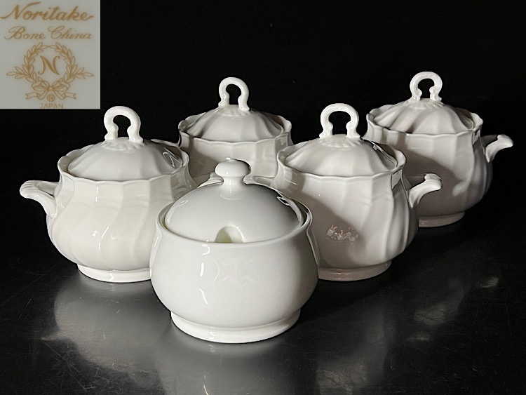 【瑞】ノリタケNoritake シュガーポット 5点まとめて拍卖