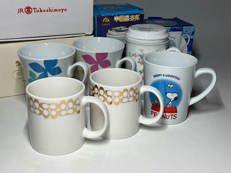 【瑞】陶磁製 マグカップ 6点 まとめて 拍卖