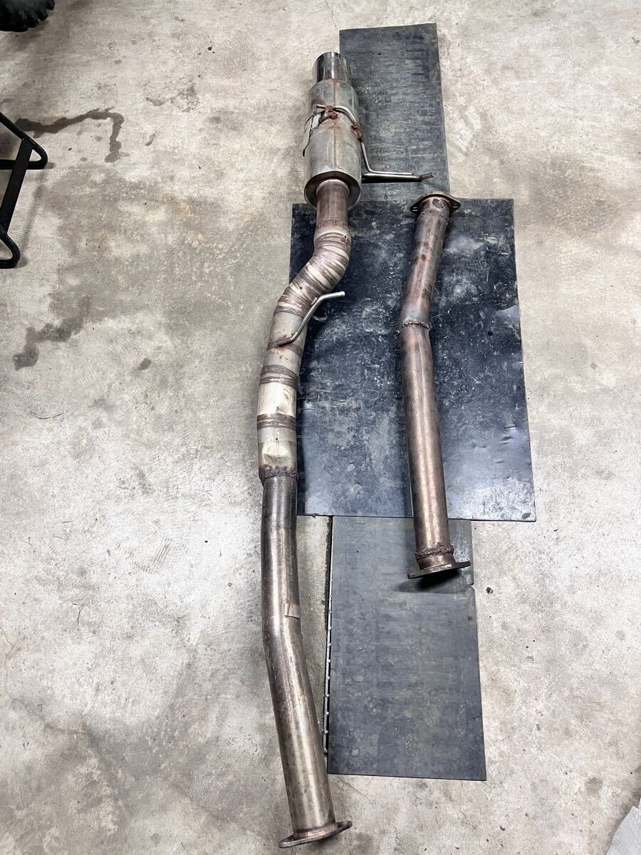 スカイライン ECR33 HR33 ワンオフマフラー 4ドアrb25det拍卖