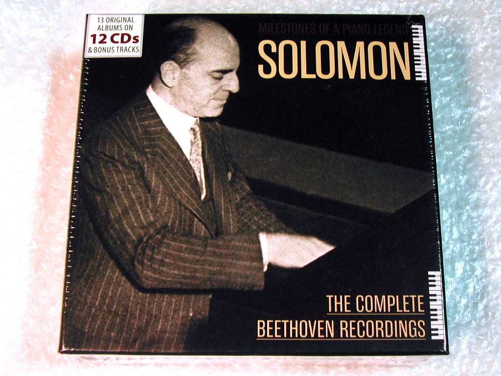 CD12枚組BOXソロモン・全ベートーヴェン録音集/COMPLETE BEETHOVEN RECORDINGS/13アルバム/吉田秀和ピアノソナタ激賞/人気超名盤!! 新品!!拍卖