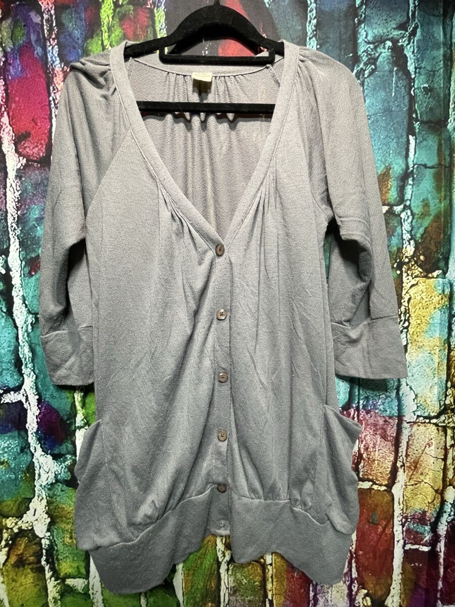 FINAL DECISION Vネック チュニックカーディガン size M拍卖