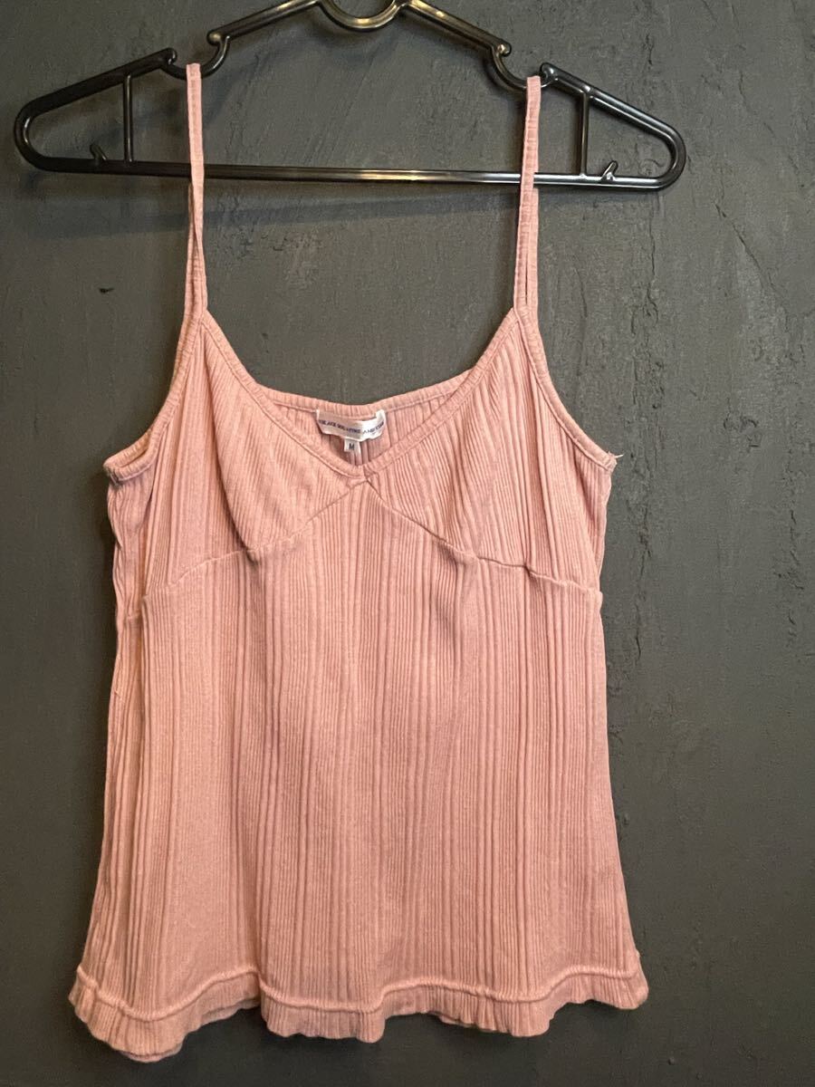 BLACK DOG × FINE AND COOL リブキャミソール size M拍卖