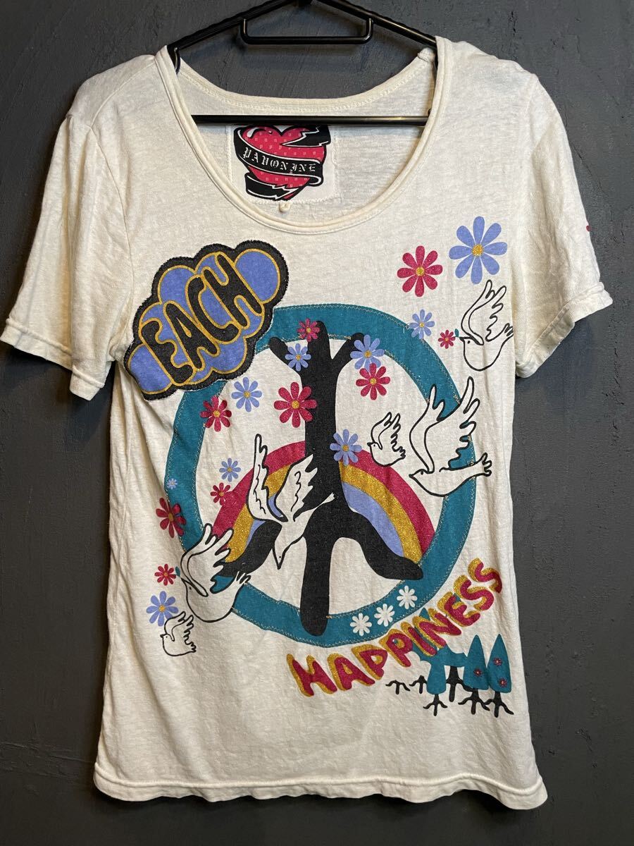 PaHONINE パホニン グラフィックプリントTシャツ size M拍卖
