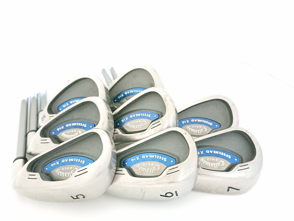 貴重なレディース !!!◆◆ 高級 女性 キャロウェイ X‐16 日本仕様 ◆◆豪華8本組!!!拍卖