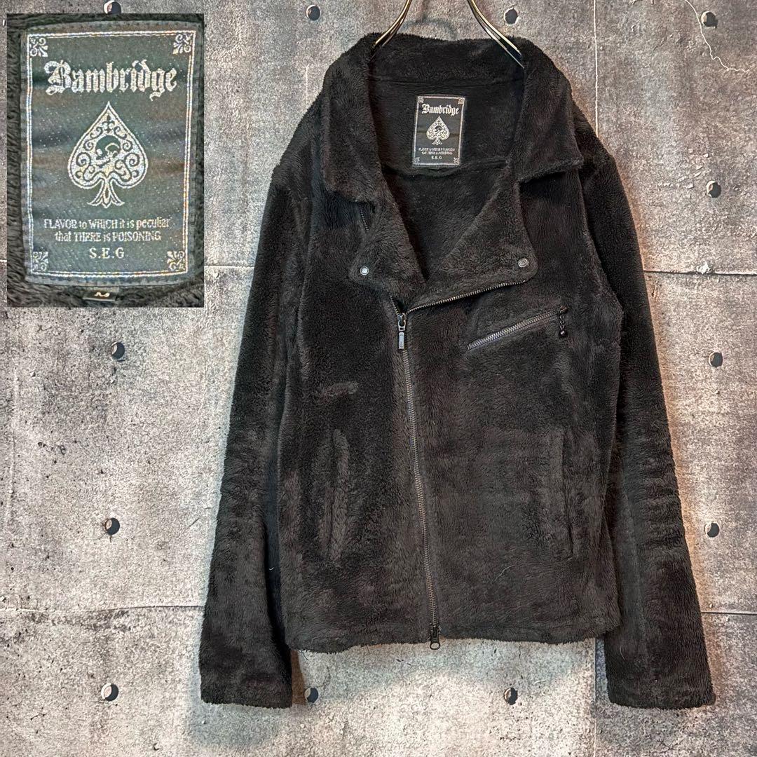 SMACK ENGINEER スマックエンジニア フリース ダブルライダース ジャケット ブルゾン 春ジャケット 日本製 平成 お兄系 黒 Mサイズ拍卖