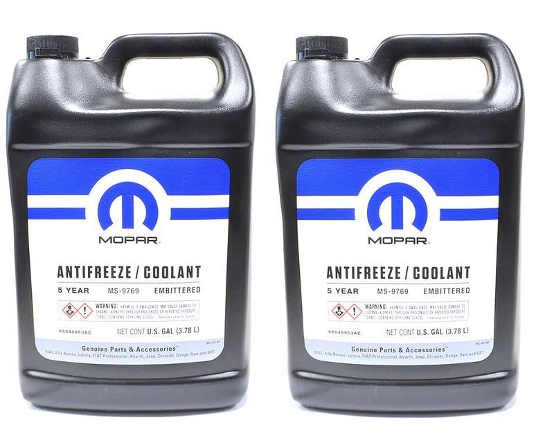 送料無料 (沖縄・離島除く) クライスラー純正 Mopar製(モパー)ロングライフ クーラント 希釈タイプ 1ガロン(約3.785L) 2本セット拍卖