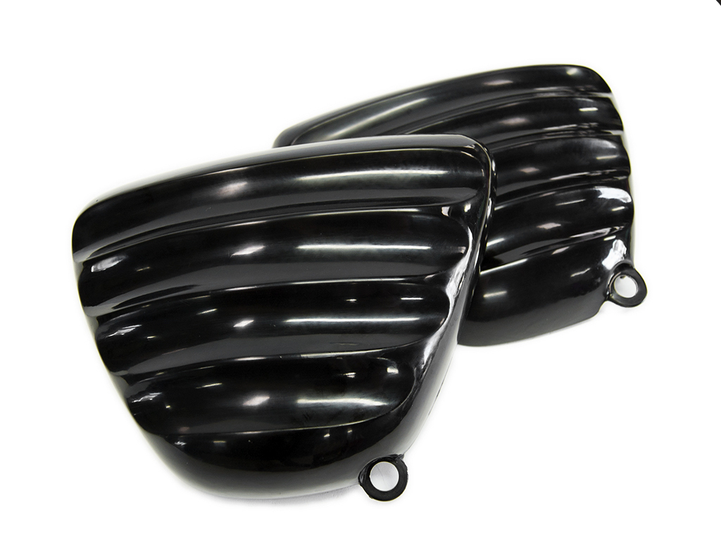 MOTOR ROCK SR400/500用 リブ付きサイドカバー (MR-SM014)拍卖