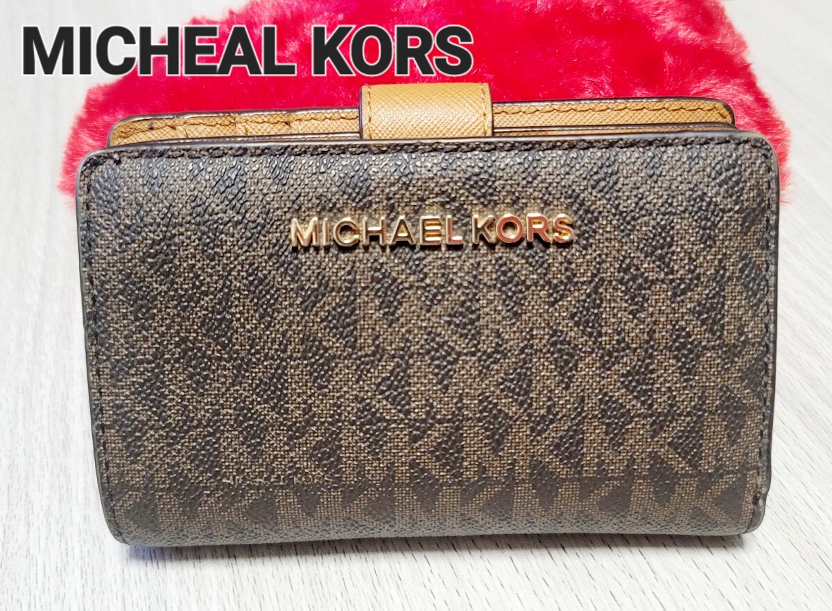 【MICHEAL KORS】マイケルコース 二つ折り財布拍卖