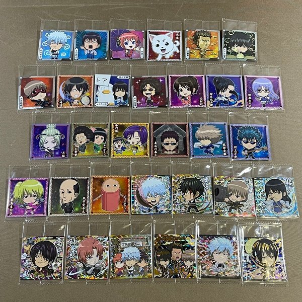 ZC155●内袋未開封【 にふぉるめーしょん 銀魂シールウエハース 1(全32種) & 2(全33種) 合計65種セット 】【CP】拍卖