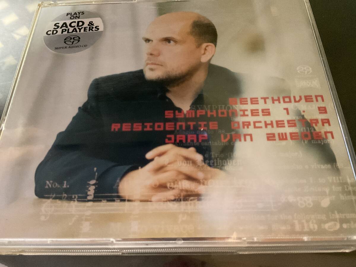 oSACD ズヴェーデン ベートーヴェン  交響曲全集   ハーグ・レジデンティ管弦楽団(ハイブリッド 5SACD)拍卖