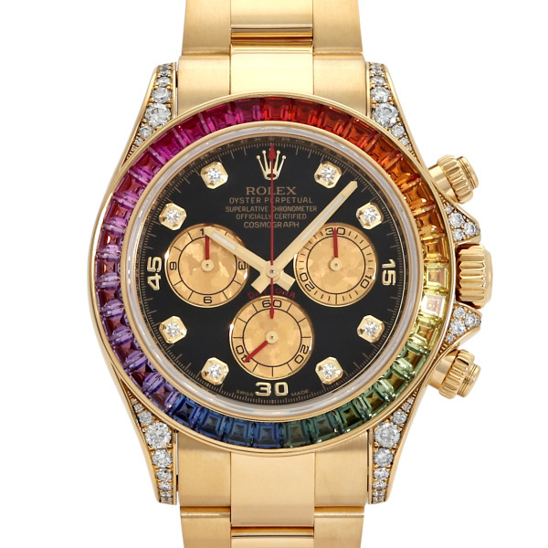 ロレックス ROLEX コスモグラフ デイトナ 116598RBOW ブラック/ゴールド/8PD文字盤 中古 腕時計 メンズ拍卖