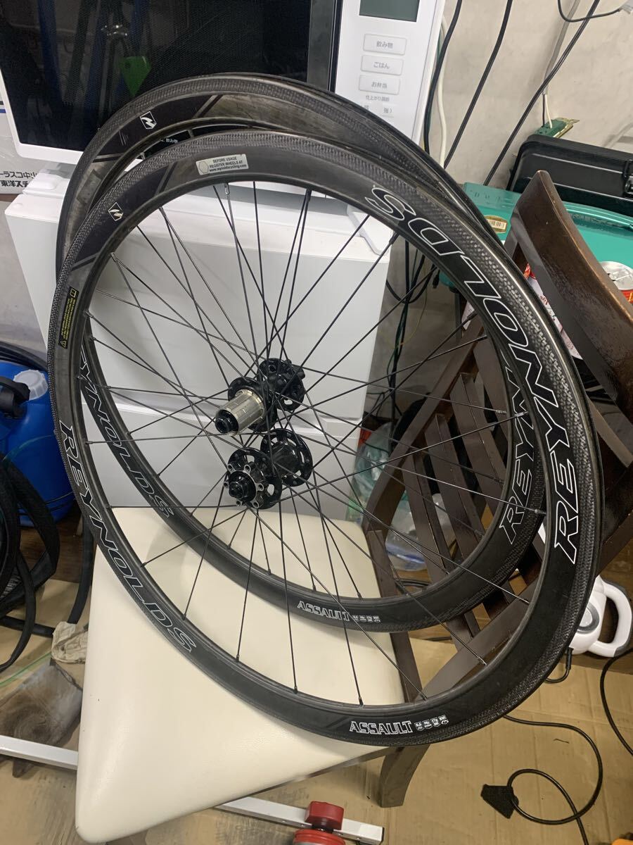 Reynolds カーボンホイールセット チューブレス 前後セット拍卖