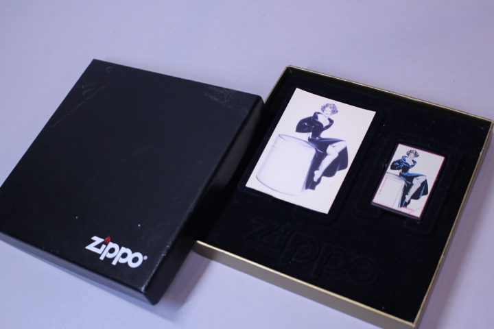 d-7138 Zippo  ジッポ オイルライター The Petty Girl 拍卖