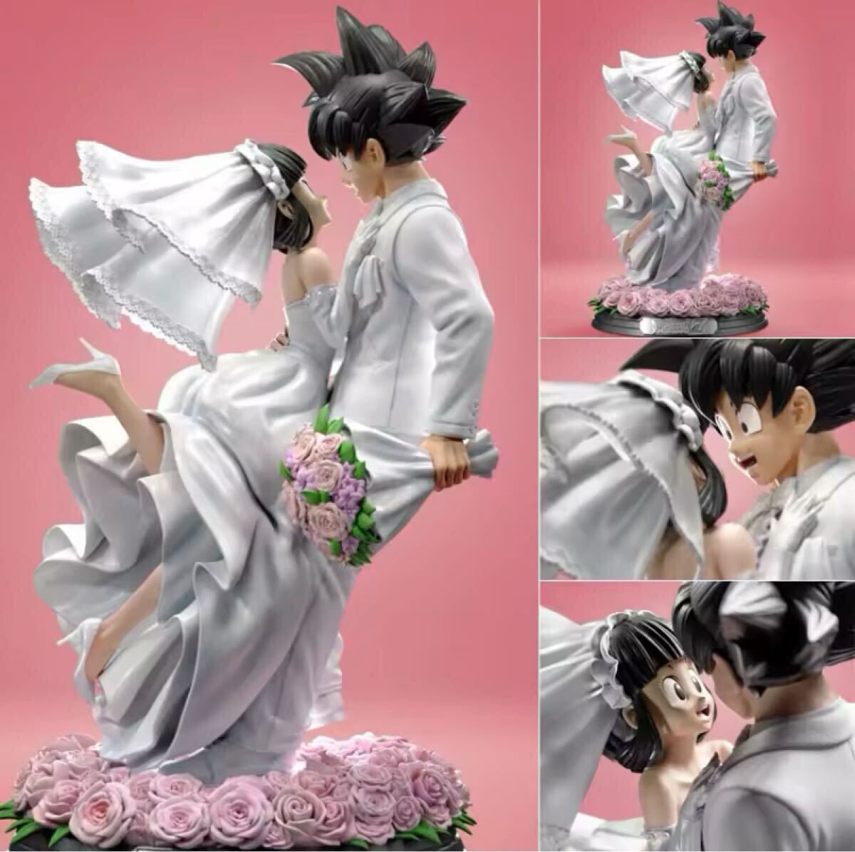 ドラゴンボール 孫悟空 チチ ウェディングフィギュア PVC製 31cm 新品 限定品 レア 結婚式拍卖