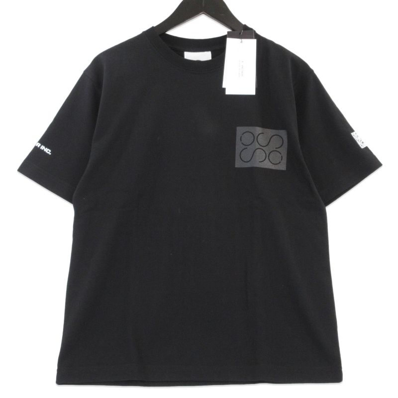 未使用 N.HOOLYWOOD エヌハリウッド S/S T-SHIRT 1243-CS04 半袖Tシャツ プリントT ブラック 黒 36 70016772拍卖