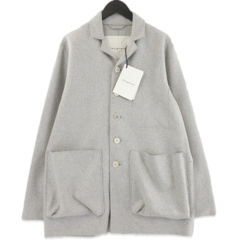 未使用 toogood トゥーグッドTHE PHOTO JKT SOFT W FELT フォトグラファー ジャケット テーラードジャケット ウール グレー 4 71013379拍卖