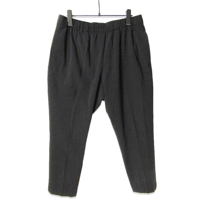 N.HOOLYWOOD エヌハリウッド TAPERED EASY PANTS 2221-CP07-004 peg イージーパンツ 日本製 ブラック 黒 38 27111004拍卖