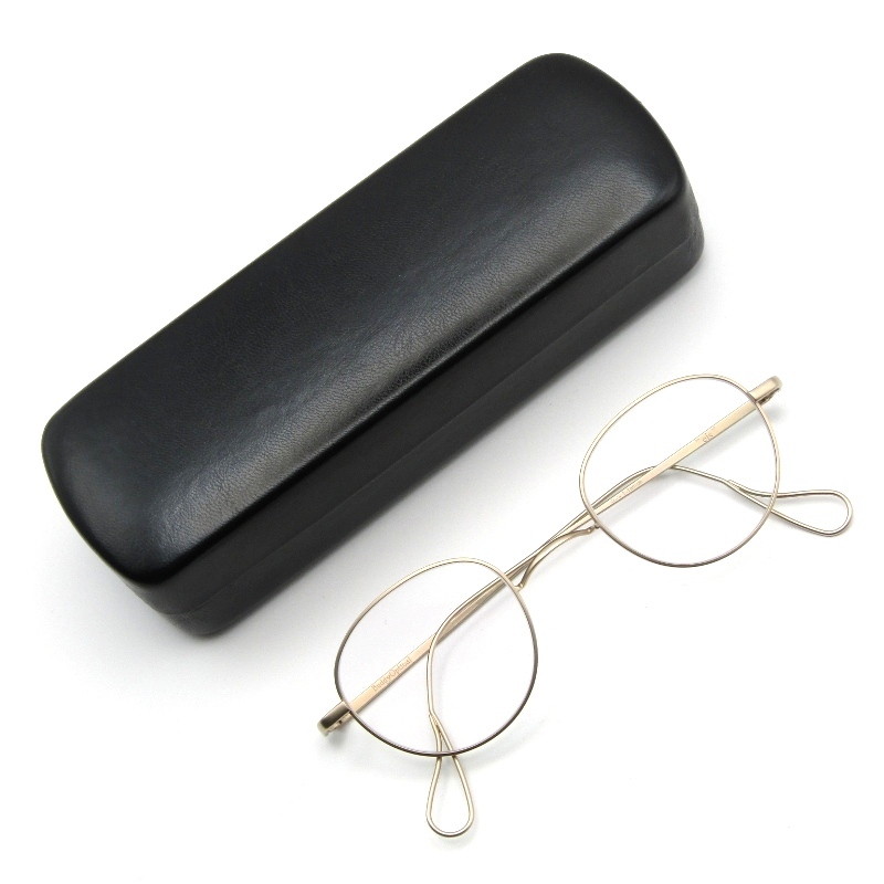 Buddy Optical バディオプティカル メガネフレーム eis 日本製 アイス ボストン 一山ブリッジ nudie マットゴールド 61003594拍卖