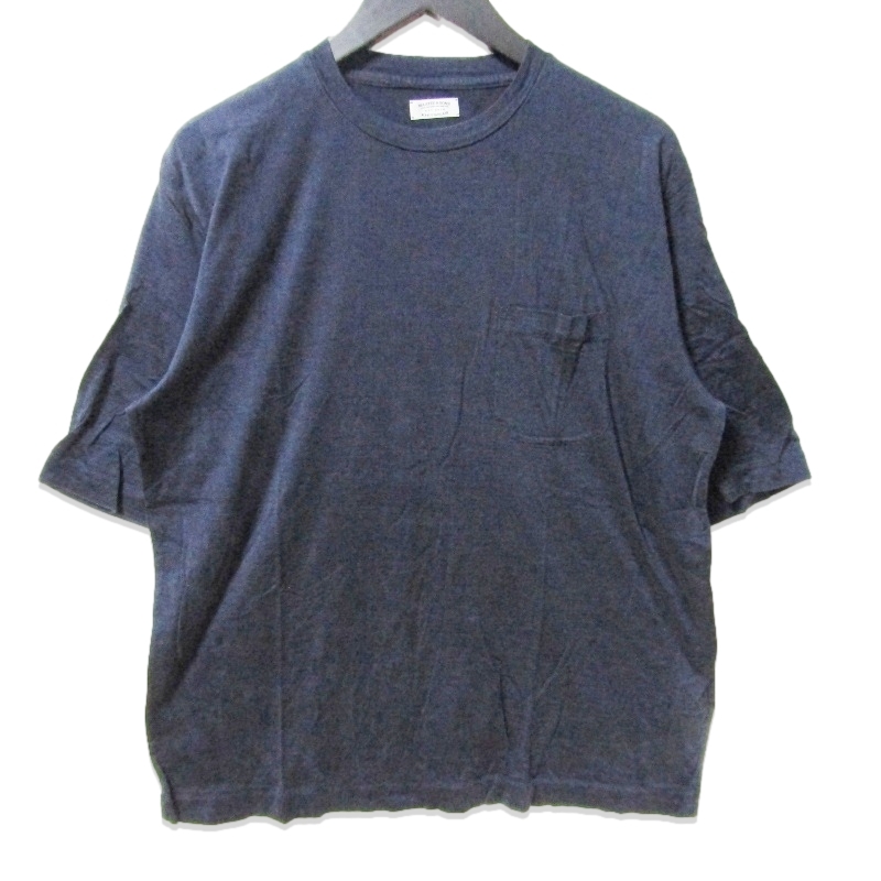 MAATEE&SONS マーティーアンドサンズ 半袖Tシャツ MT3103-0801 シルク 日本製 ネイビー 4 27111003拍卖