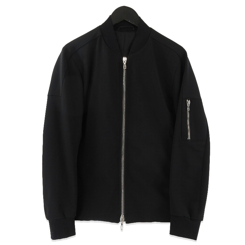 ATTACHMET アタッチメント Ta/Peダブルフェイス MA-1 AB93-248 ストレッチ トリアセテート 日本製 ブラック 黒 1 71013480拍卖