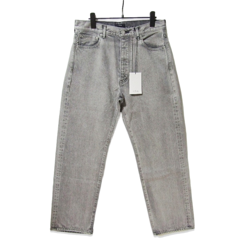 未使用 YLEVE イレーヴ 13.5oz DENIM STRAIGHT FADE 170-4240645 デニムパンツ セルビッジデニム ブラック 黒 3 タグ付き 27111158拍卖