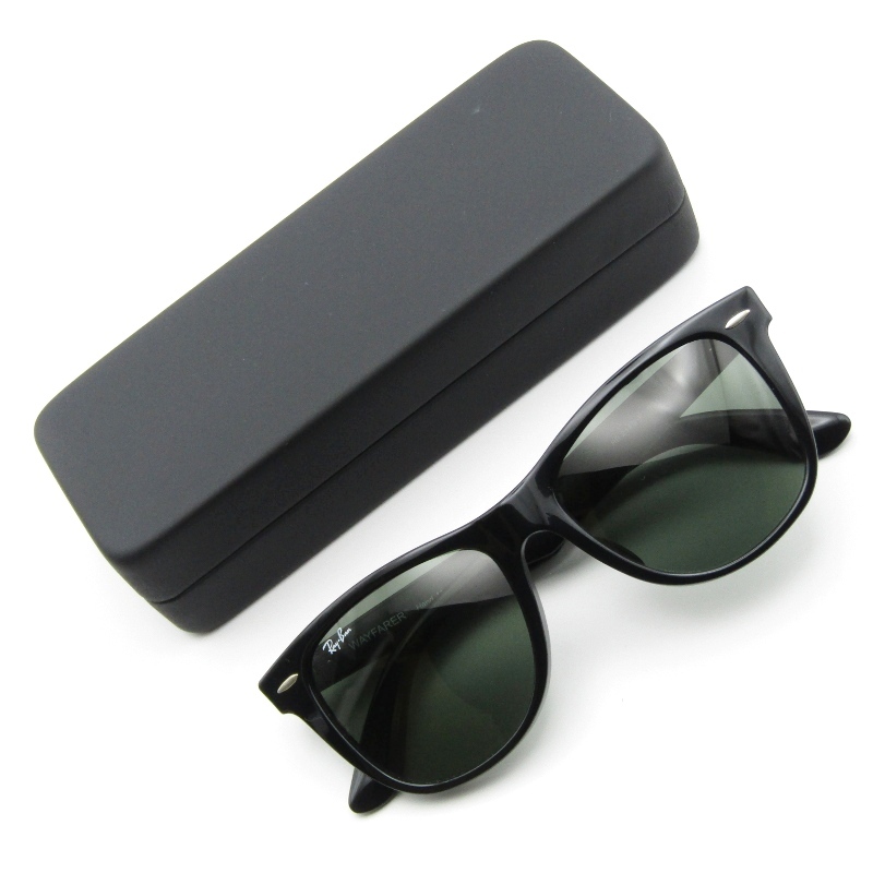 Ray-Ban レイバン サングラス RB2140-F WAYFARER イタリア製 ウェイファーラー フルフィット ウェリントン 901 ブラック 61003678拍卖