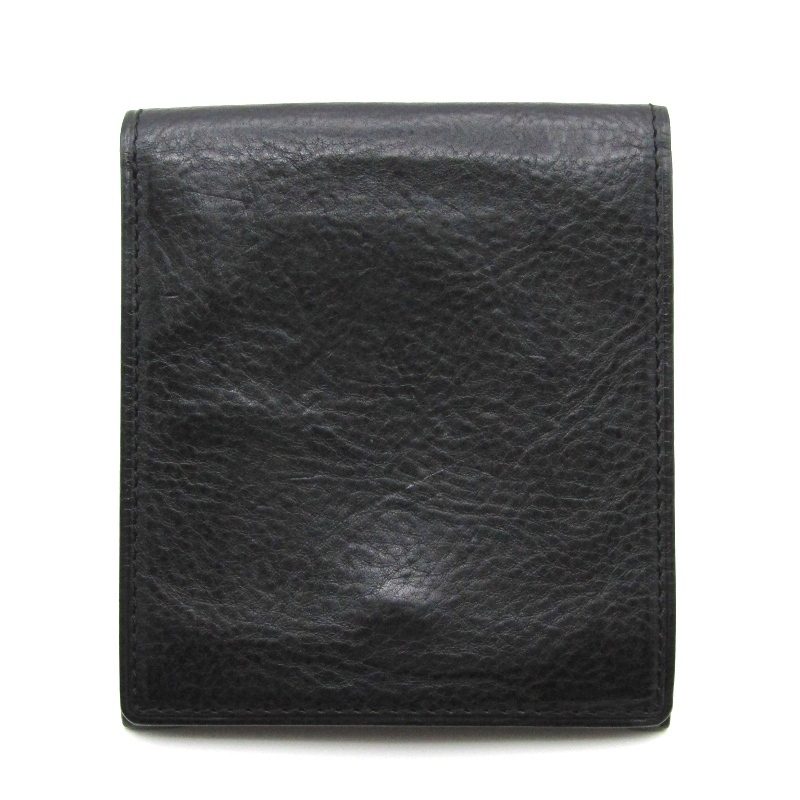 GANZO ガンゾ 二つ折り財布 ミネルバナチュラル 57680 コンパクトウォレット ミニ財布 ブラック 黒 24005258拍卖