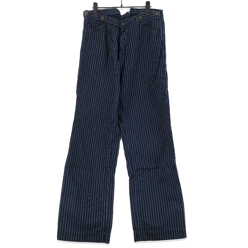 JELADO ジェラード ウォバッシュストライプ トラウザーズ Hoghead ワークパンツ LAST RESORT 青タグ インディゴ M 71013561拍卖