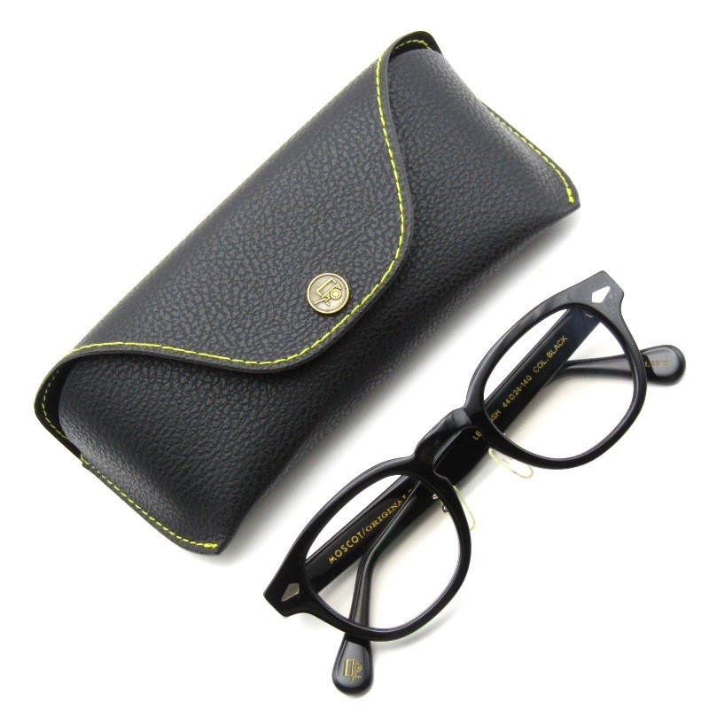 MOSCOT モスコット メガネフレーム LEMTOSH MP 46 度入り 中国製 レムトッシュ ボスリントン ボストン/ウェリントン BLACK 65008644拍卖