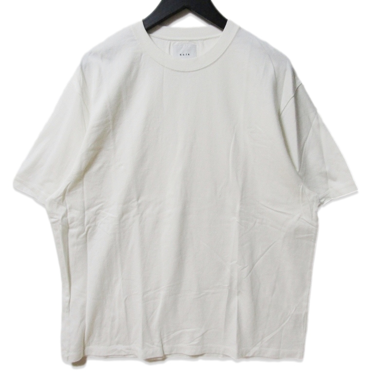 KAJA カジャ STANDARD WASHED WIDE T-SHIRT 20200000 半袖Tシャツ 日本製 ホワイト 白 3 27111311拍卖