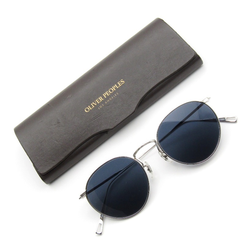 OLIVER PEOPLES オリバーピープルズ サングラス Mandel 日本製 マンデル オプテックジャパン期 18D/2018.4 SV シルバー 61003780拍卖