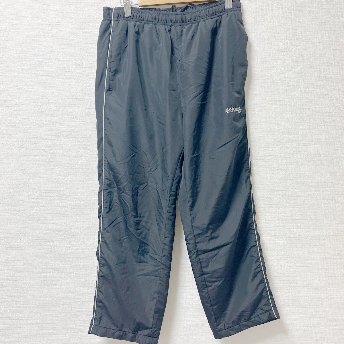 Kaepa ケイパ レディース 裏起毛 ナイロンパンツ Lサイズ ブラック拍卖