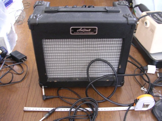 ■AG-10 MkⅡ AriaProⅡ アンプ ギター接続コードつき 音出し確認 動くが完全JUNK品拍卖