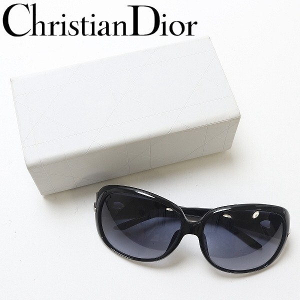 【HA234】◆Christian Dior クリスチャン ディオール MYLADYDIOR3SF カナージュ グラデーションレンズ サングラス 黒 ブラック 61□15 130拍卖