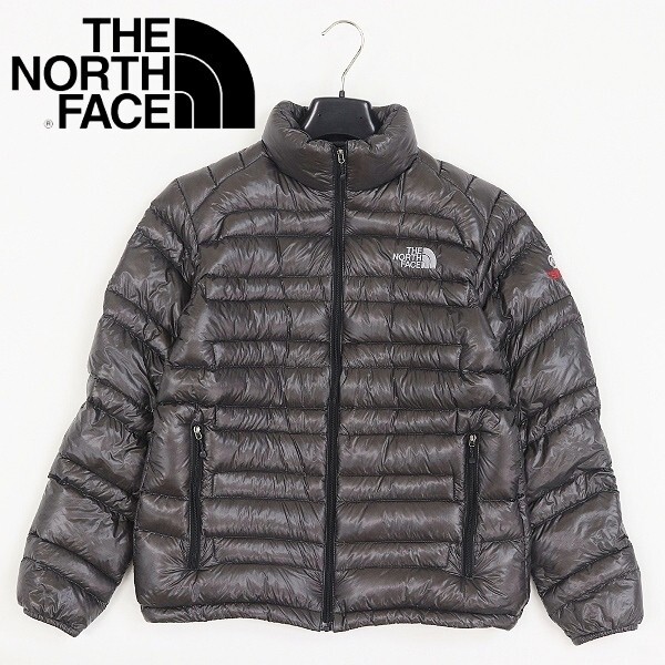 【HA372】美品◆THE NORTH FACE ノースフェイス NDW18003 FLASH JACKET フラッシュ ダウン ジャケット チャコール M拍卖