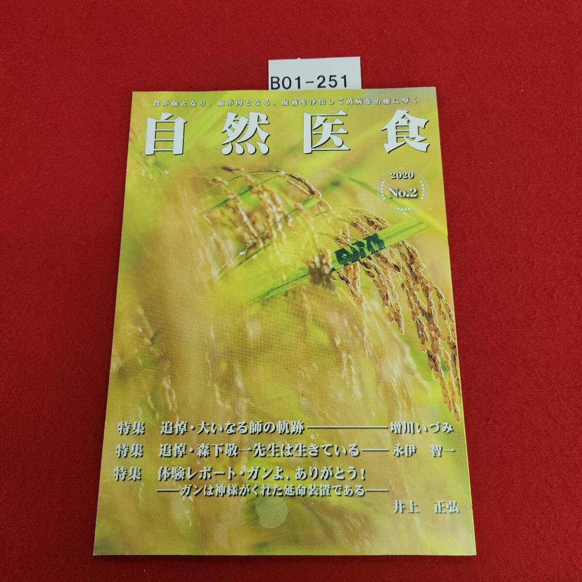 B01-251 自然医食 2 追悼・大いなる師の軌跡 他 令和2年2月号 vol.1・2拍卖