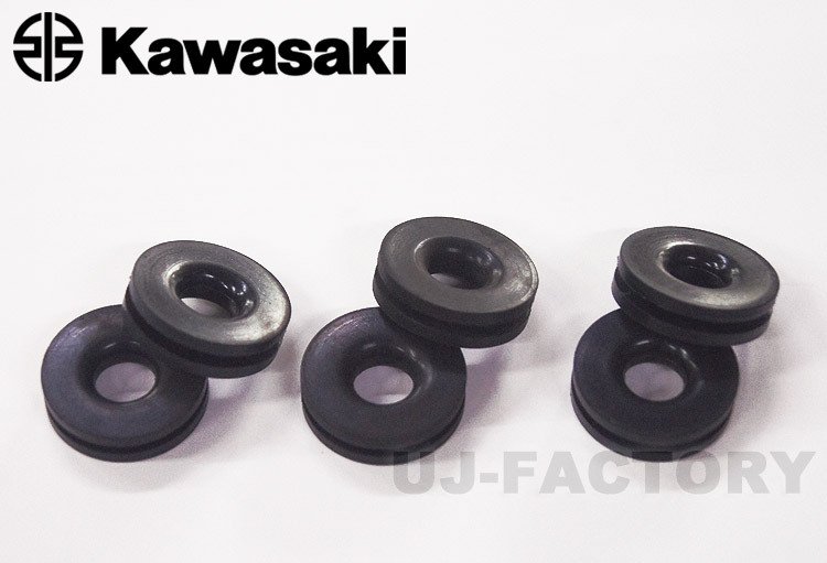 KAWASAKI カワサキ 純正 サイドカバー グロメット Z400FX /ゼファー/ゼファーχ 6個セット (定形外無料)拍卖