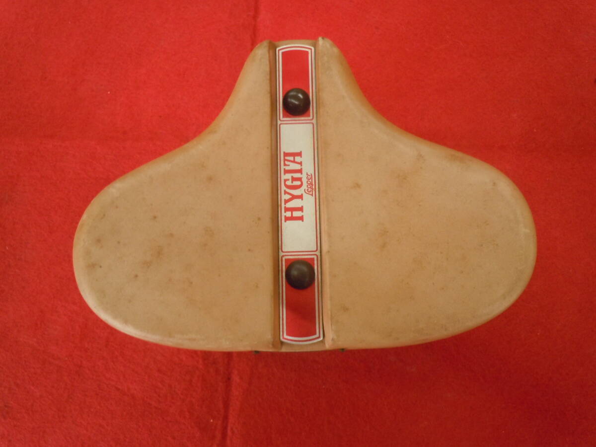 ★(2)希少 レッパー Lepper 革サドル ブラウン オランダ製拍卖