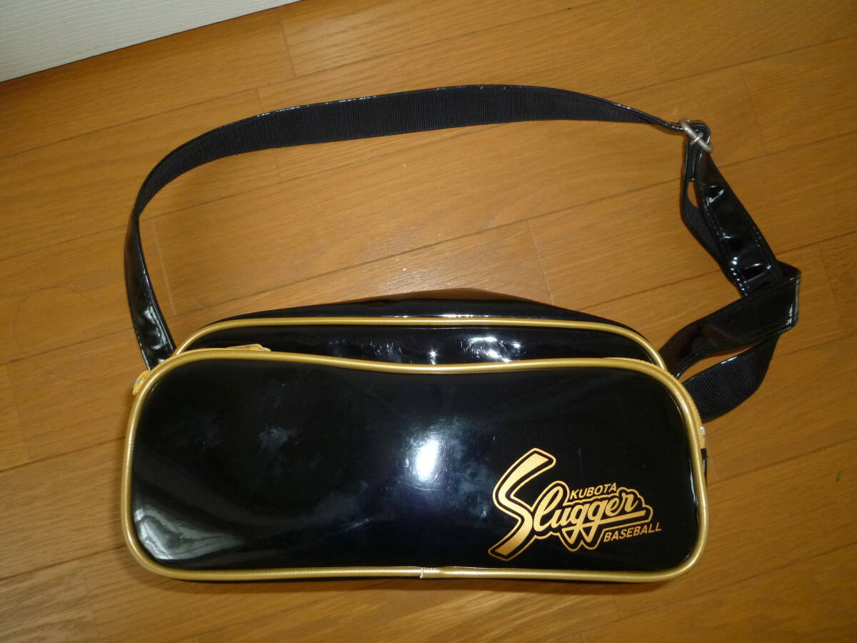 USED 久保田クボタ スラッガー ミニショルダーエナメルバッグ  ブラック 拍卖
