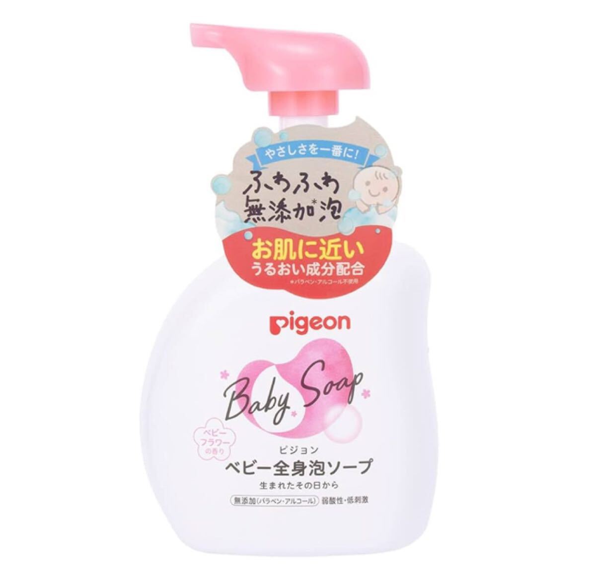 PIGEON ピジョン ベビー全身泡ソープ ベビーフラワーの香り500ml ベビー用品 拍卖