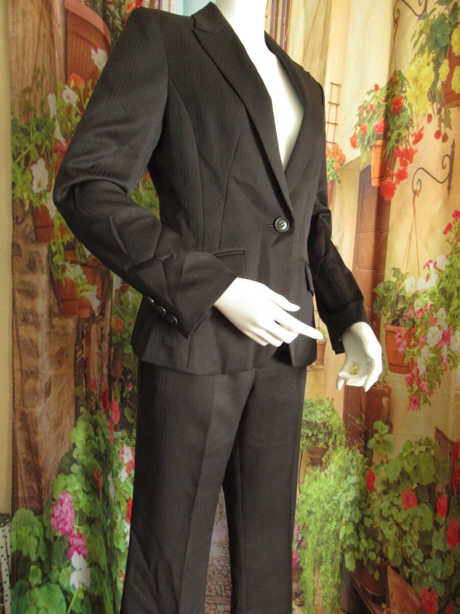 ★美品★ ESPRITMUR フォーマル スーツ レディース 9号サイズ 上下2点セット FS12901拍卖