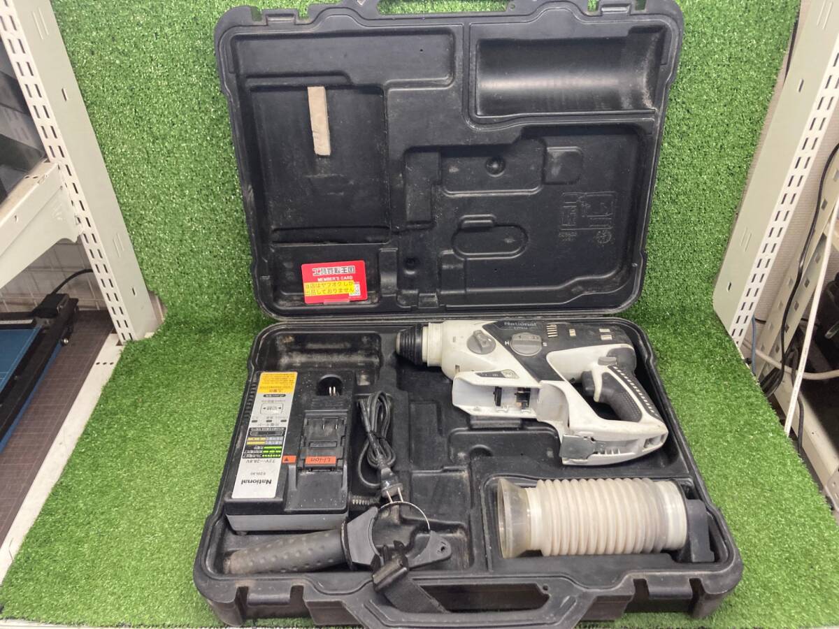 【中古品】National(ナショナル) 28.8v充電ハンマードリル 黒(フルセット) EZ7880LN2S-B ITJD4K1CR2HK拍卖