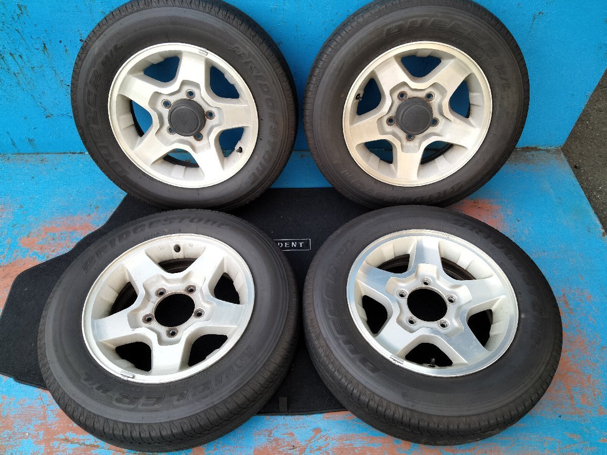 JB23W ジムニー 16インチ 5穴139.7 2025年 175/80R16 ブリヂストン DUELER H/L 4本セット拍卖