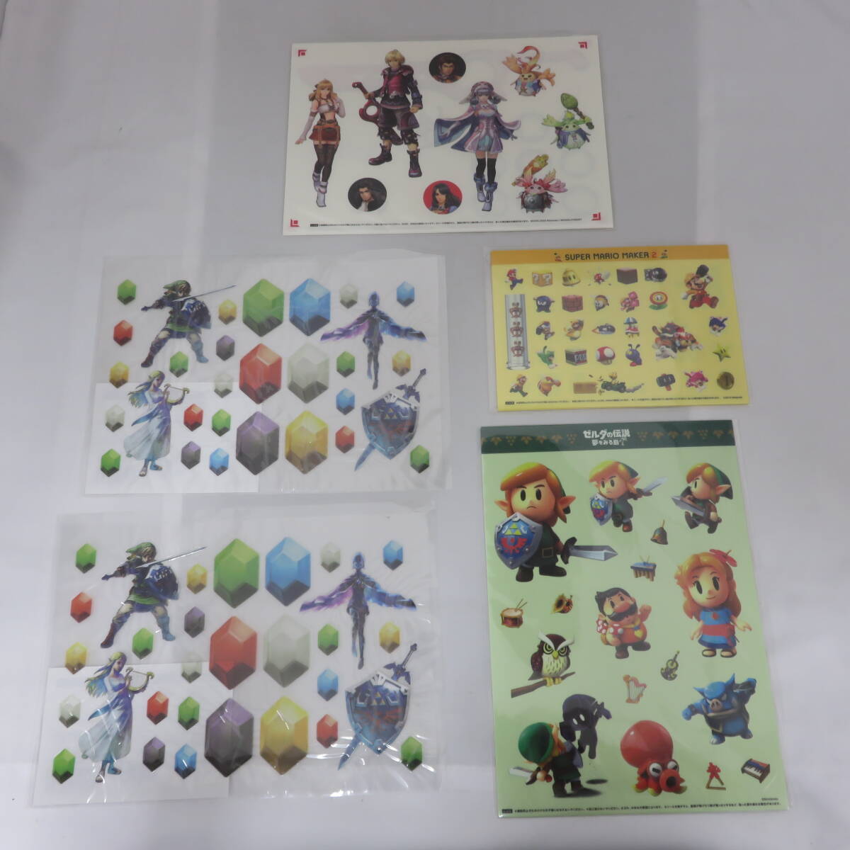 【 送料無料 まとめ5点 】 非売品 ステッカー ゼノブレイド DE 夢をみる島 スカイウォードソード HD スーパーマリオメーカー 2 092839拍卖