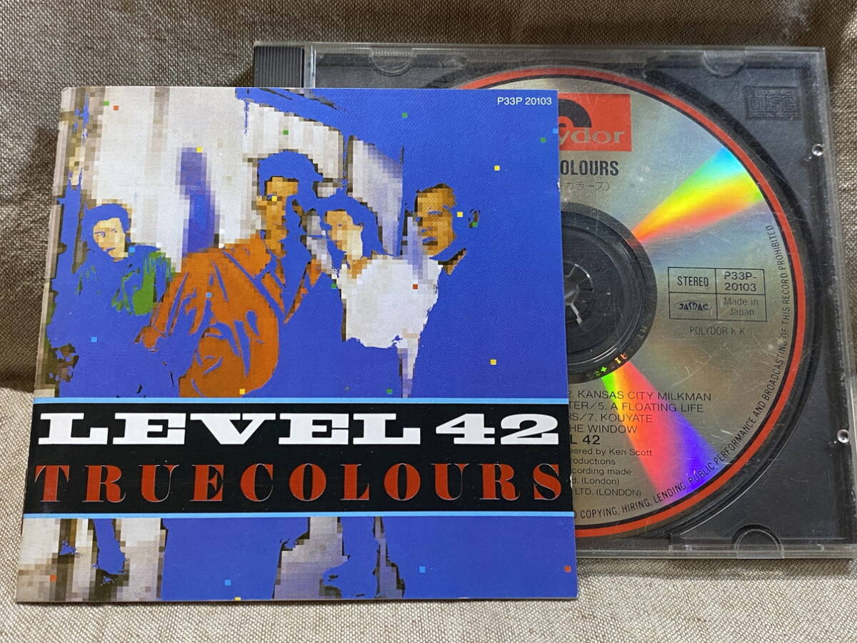 LEVEL 42 - TRUE COLOURS P33P20103 国内初版 日本盤 税表記なし3300円盤 廃盤 レア盤拍卖