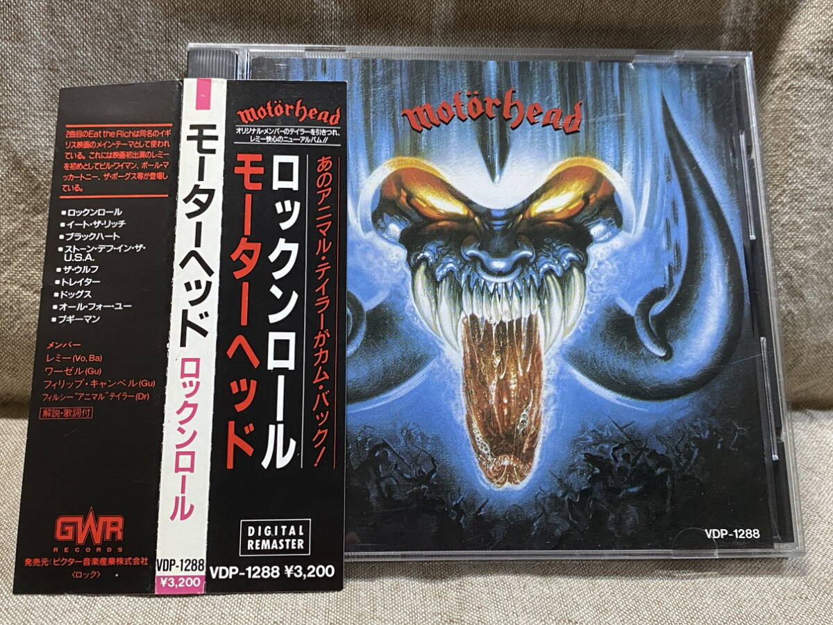 MOTORHEAD - ROCK 'N' ROLL VDP-1288 国内初版 日本盤 税表記なし3200円盤 帯付 廃盤 レア盤拍卖