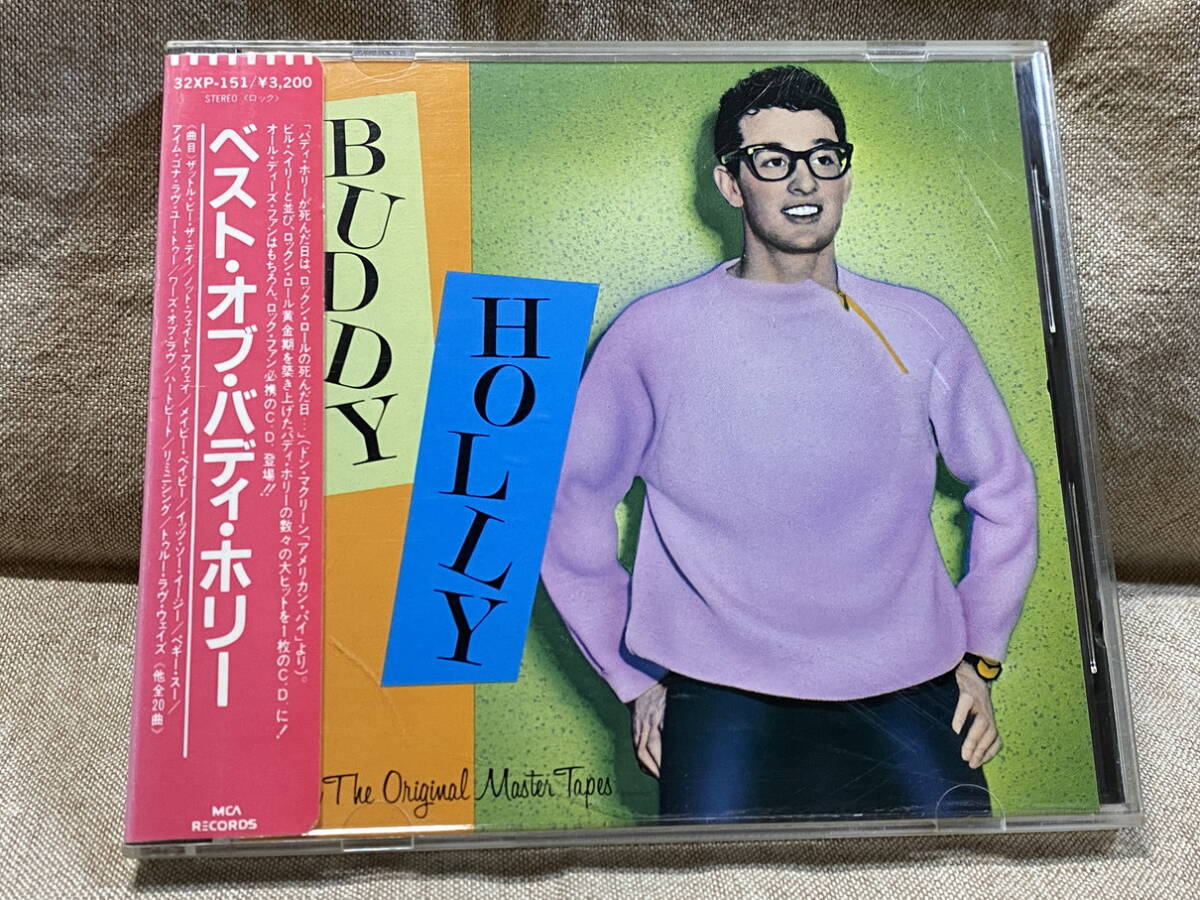 BUDDY HOLLY - FROM THE ORIGINAL MASTER TAPES 32XP-151 国内初版 日本盤 税表記なし3200円盤 シール帯 廃盤 レア盤拍卖