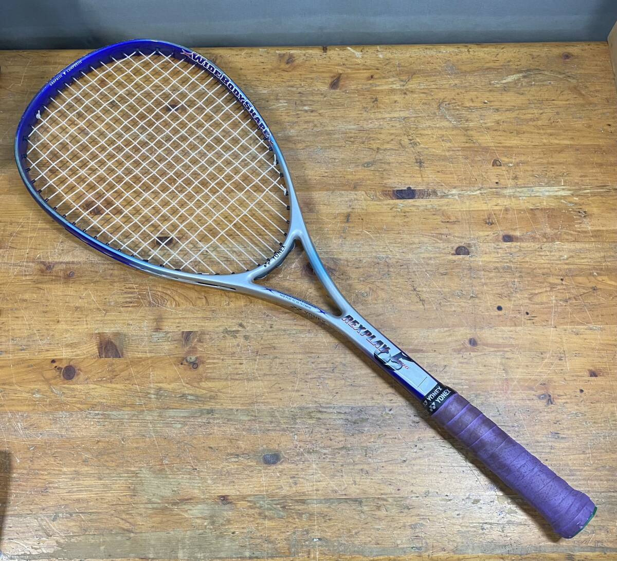 ★YONEXヨネックス★テニスラケット 軟式 REXPLAY★拍卖